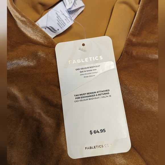 🎉3/$50🎉 Gigi Velour Bodysuit - Picture 7 of 8